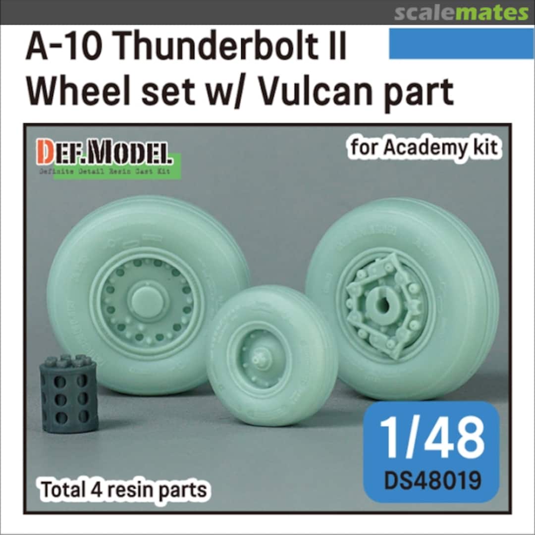 Boxart A-10 Thunderbolt II Wheel set w/ Vulcan part DS48019 Def.Model Boxart A-10 Thunderbolt II Wheel set w/ Vulcan part DS48019 Def.Model