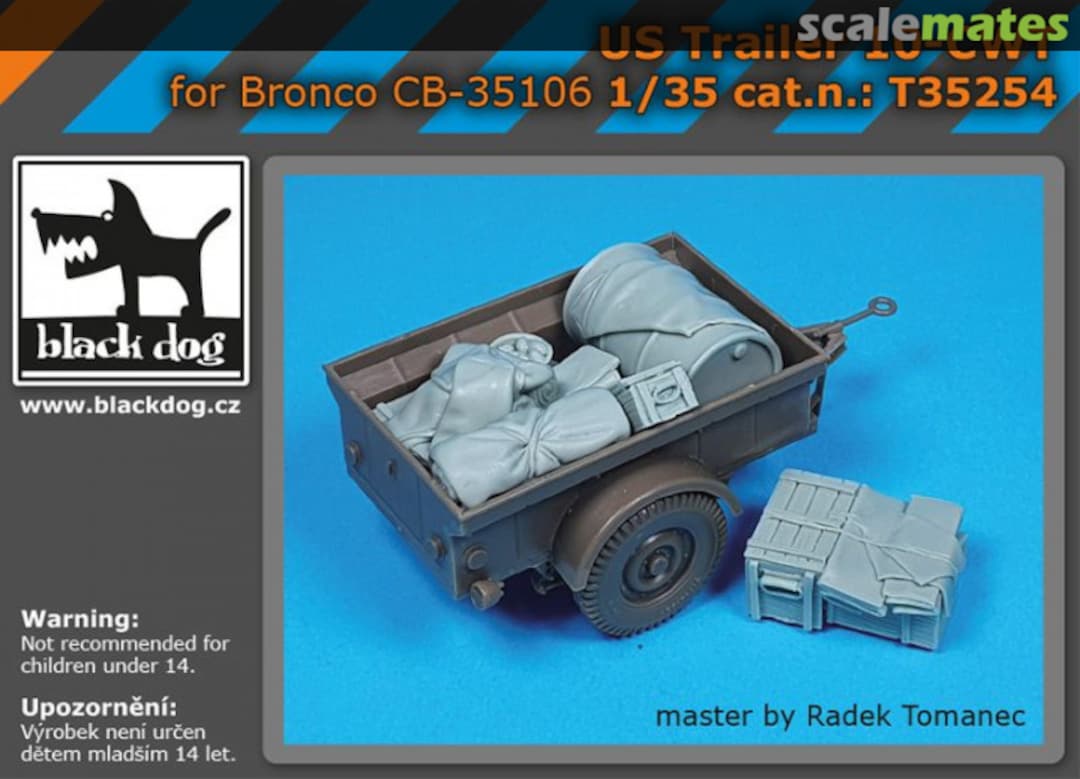 Boxart US trailer 10-CWT - Bronco - T35254 Black Dog Boxart US trailer 10-CWT - Bronco - T35254 Black Dog