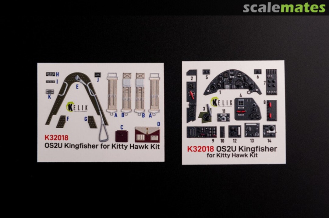 Boxart OS2U Kingfisher Interior 3d Decal K32018 Kelik Boxart OS2U Kingfisher Interior 3d Decal K32018 Kelik