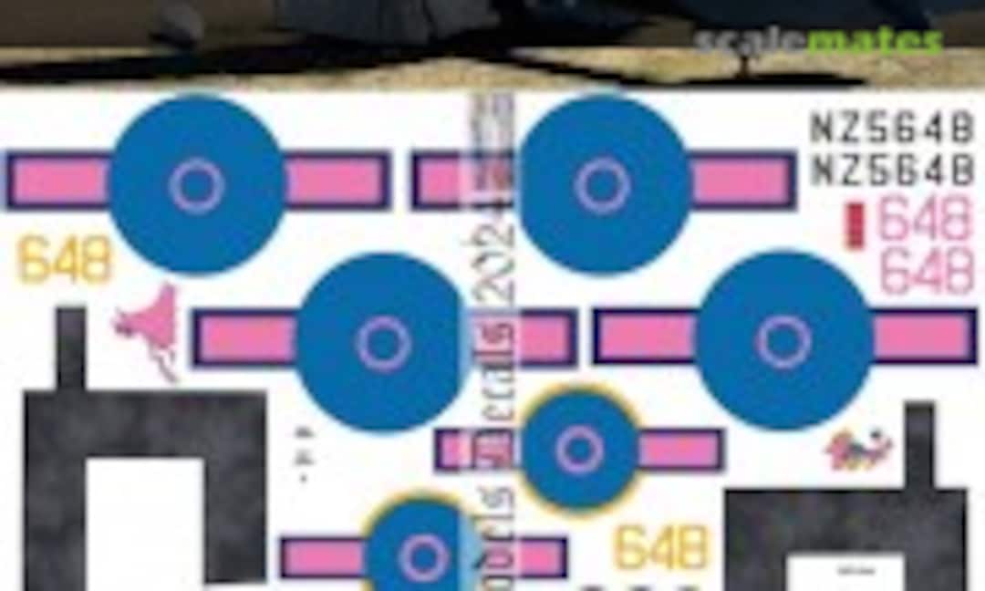 1:32 New Zealand Warbird Corsair NZ5648 2024 (Oldmodels Decals OMD1513) OMD1513