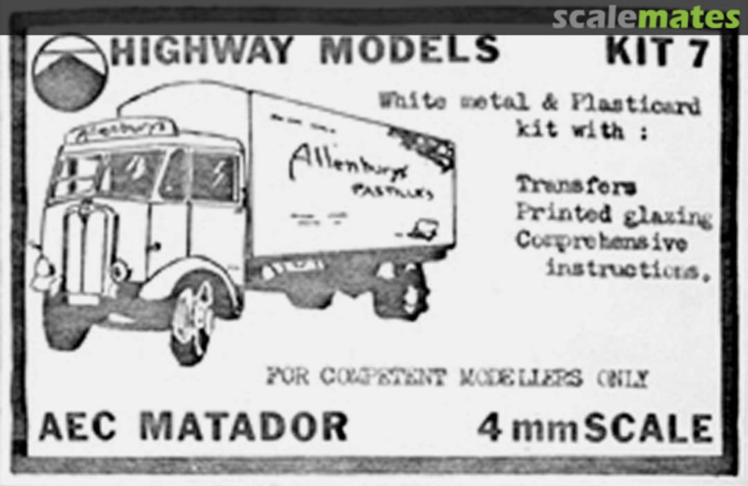 Boxart AEC Matador 7 Highway Models Boxart AEC Matador 7 Highway Models