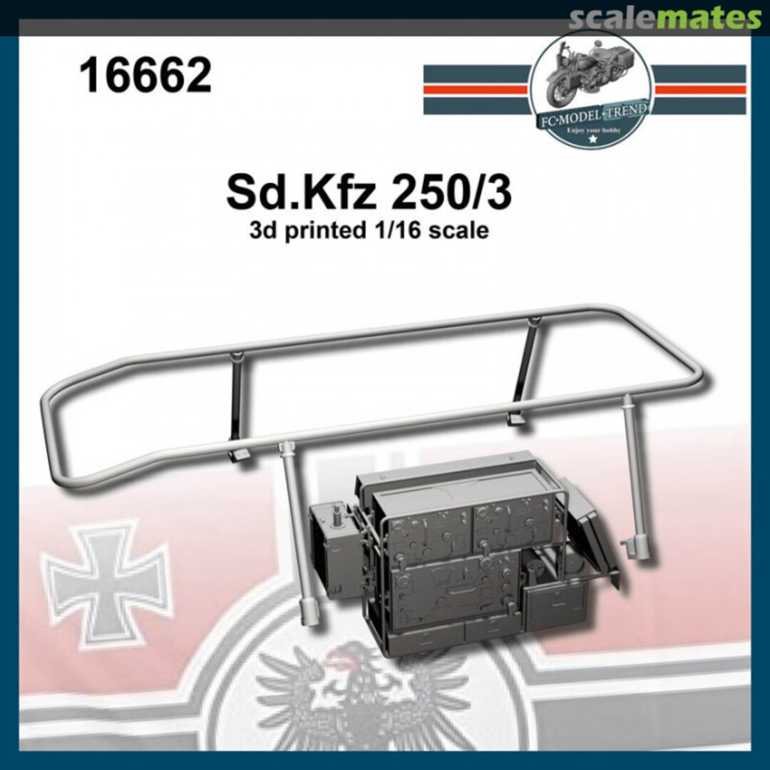 Boxart Sd.Kfz 250/3 16662 FC Model Trend Boxart Sd.Kfz 250/3 16662 FC Model Trend