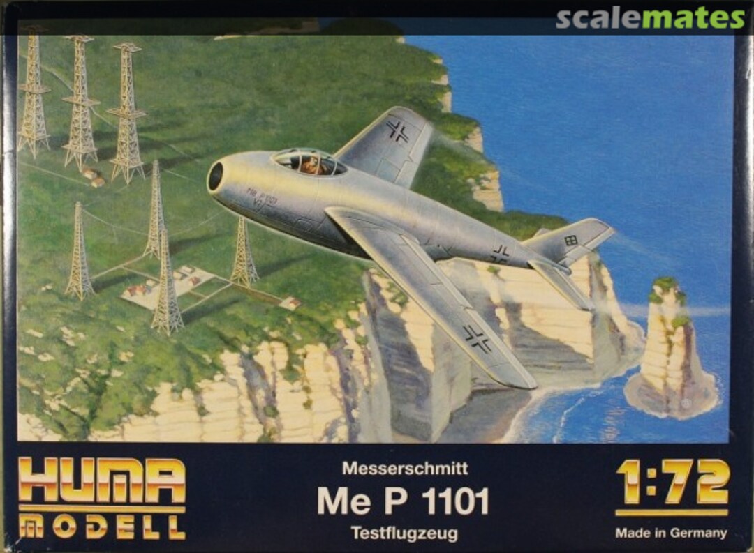 Boxart Messerschmitt P 1101 3001 Huma Modell Boxart Messerschmitt P 1101 3001 Huma Modell