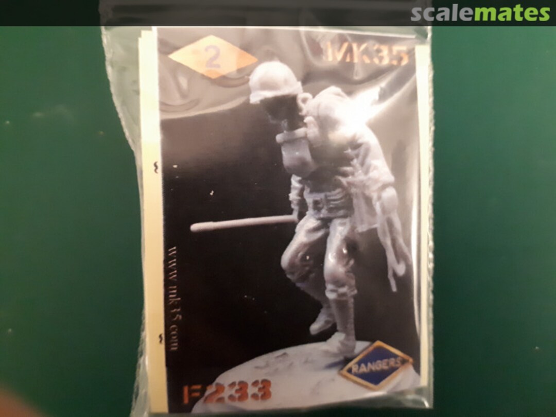 Boxart No.3 - Ranger of the 2nd Battalion Normandy 1944 ( 1 Figur ) F233 MK35 Boxart No.3 - Ranger of the 2nd Battalion Normandy 1944 ( 1 Figur ) F233 MK35