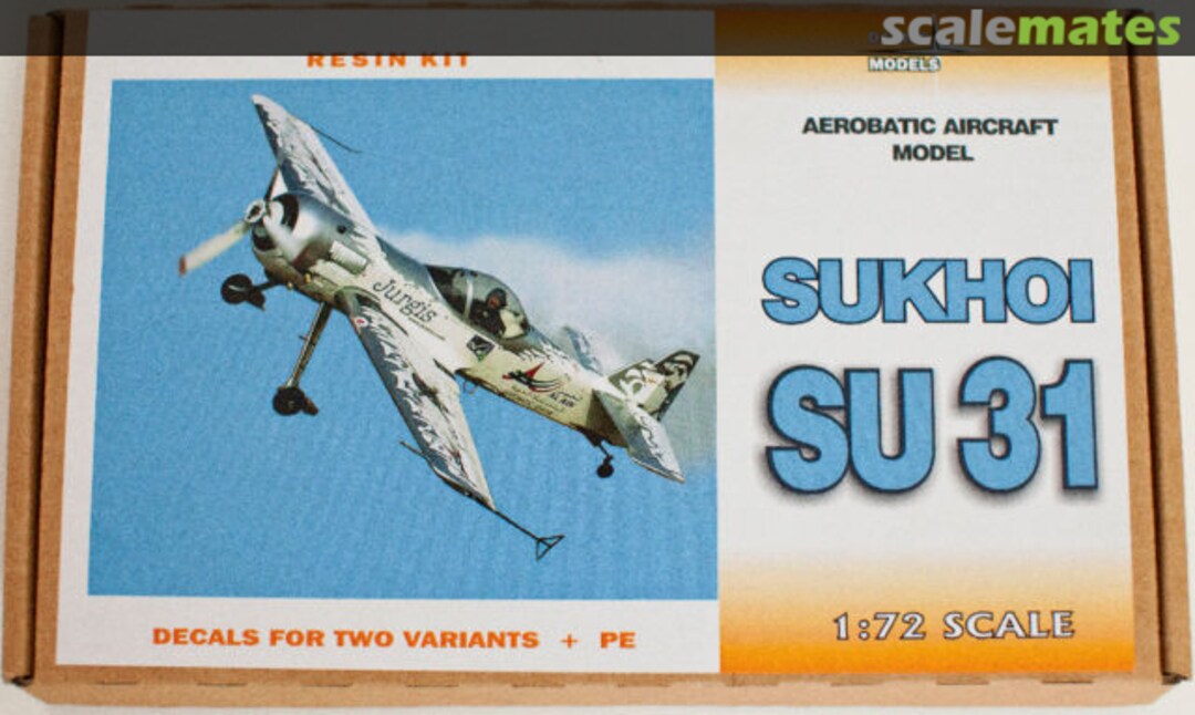 Boxart Sukhoi SU 31 SU31 Darius Models Boxart Sukhoi SU 31 SU31 Darius Models