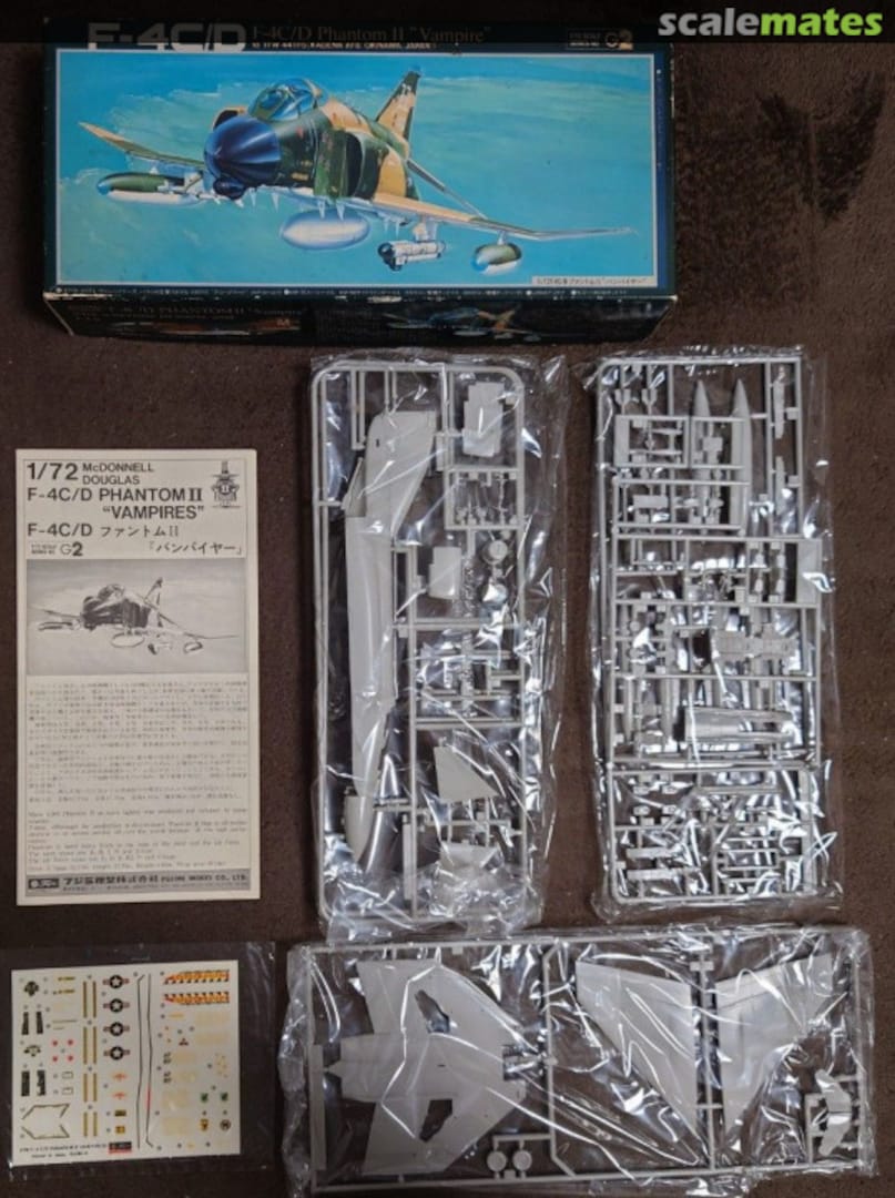 Contents F-4C/D Phantom II 7A-G2 Fujimi Contents F-4C/D Phantom II 7A-G2 Fujimi