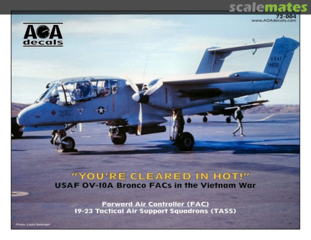 Boxart "You're Cleared In Hot!" 72-004 AOA decals Boxart "You're Cleared In Hot!" 72-004 AOA decals