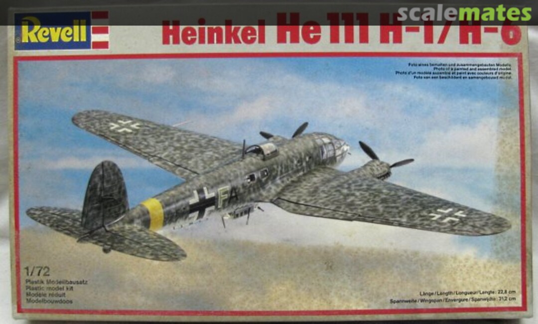 Boxart Heinkel He 111 H-1/H-6 4335 Revell Boxart Heinkel He 111 H-1/H-6 4335 Revell