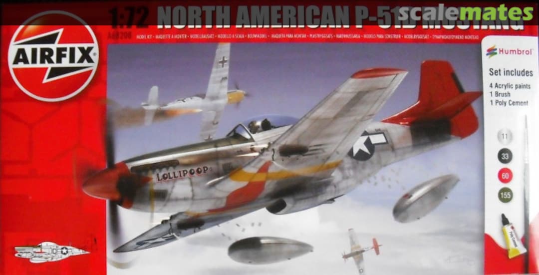 Boxart North American P-51D Mustang A68208 Airfix Boxart North American P-51D Mustang A68208 Airfix