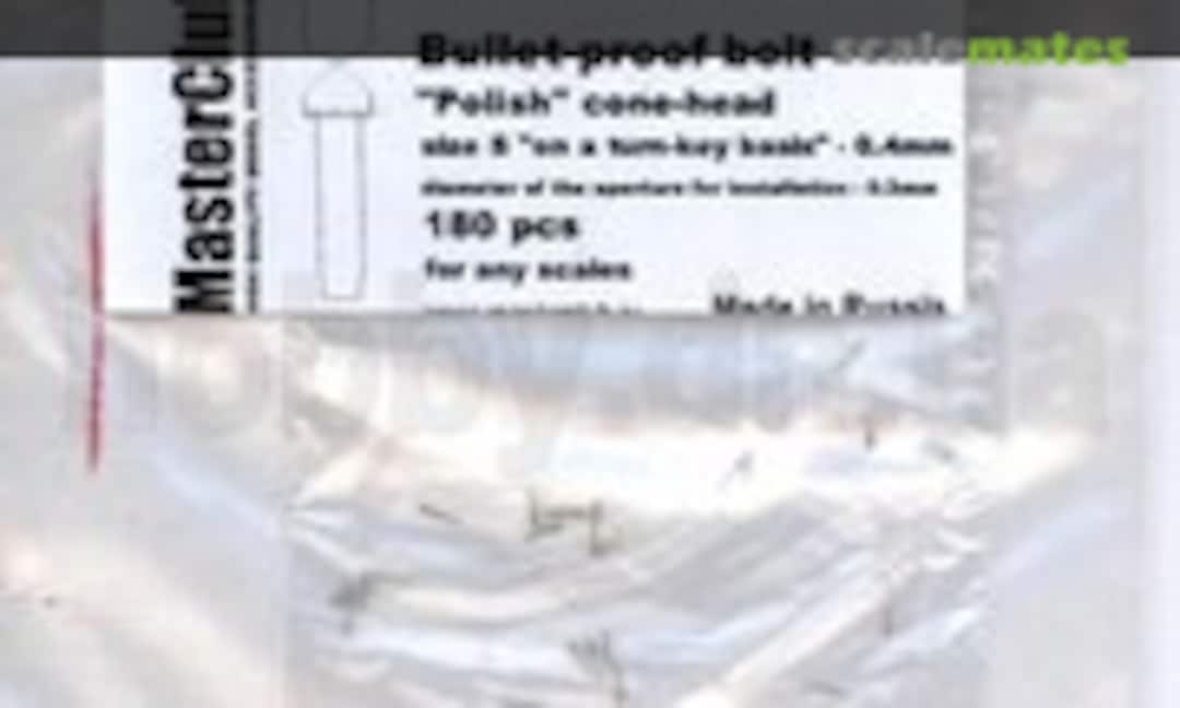 No "Polish" cone-head bullet-proof bolt, diameter of the head-0.4mm (MasterClub MC435240) MC435240