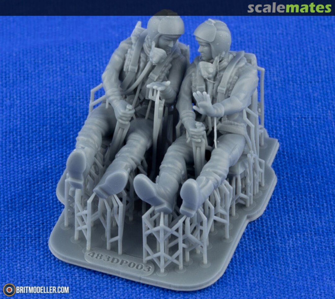 Boxart Vampire pilots with MK 1A helmets 483DP003 Pilot Replicas Boxart Vampire pilots with MK 1A helmets 483DP003 Pilot Replicas