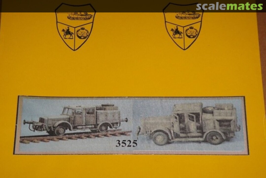 Boxart Faun ZR/ZRS Zugmaschine 4x2 railroad truck 3525 Elite Modell Boxart Faun ZR/ZRS Zugmaschine 4x2 railroad truck 3525 Elite Modell