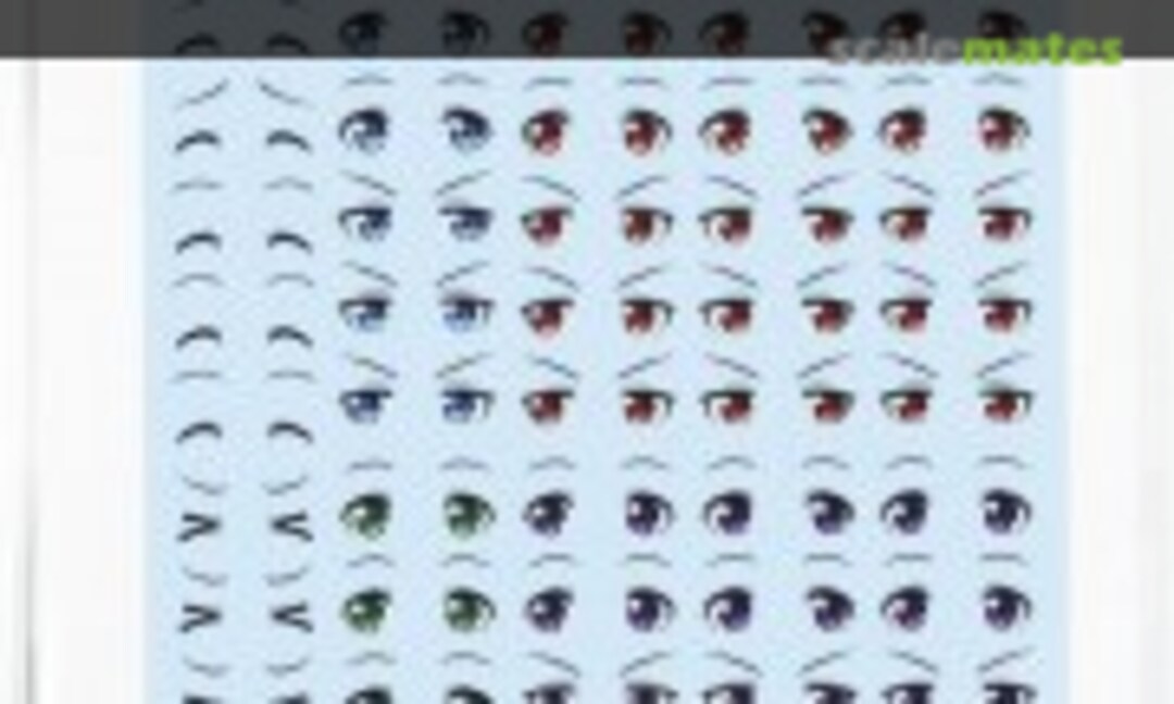 1:10 Eye Decals for Ao Gennai (Wakaba Girls' High School Winter Clothes) (Hobby Japan ST010D) ST010D