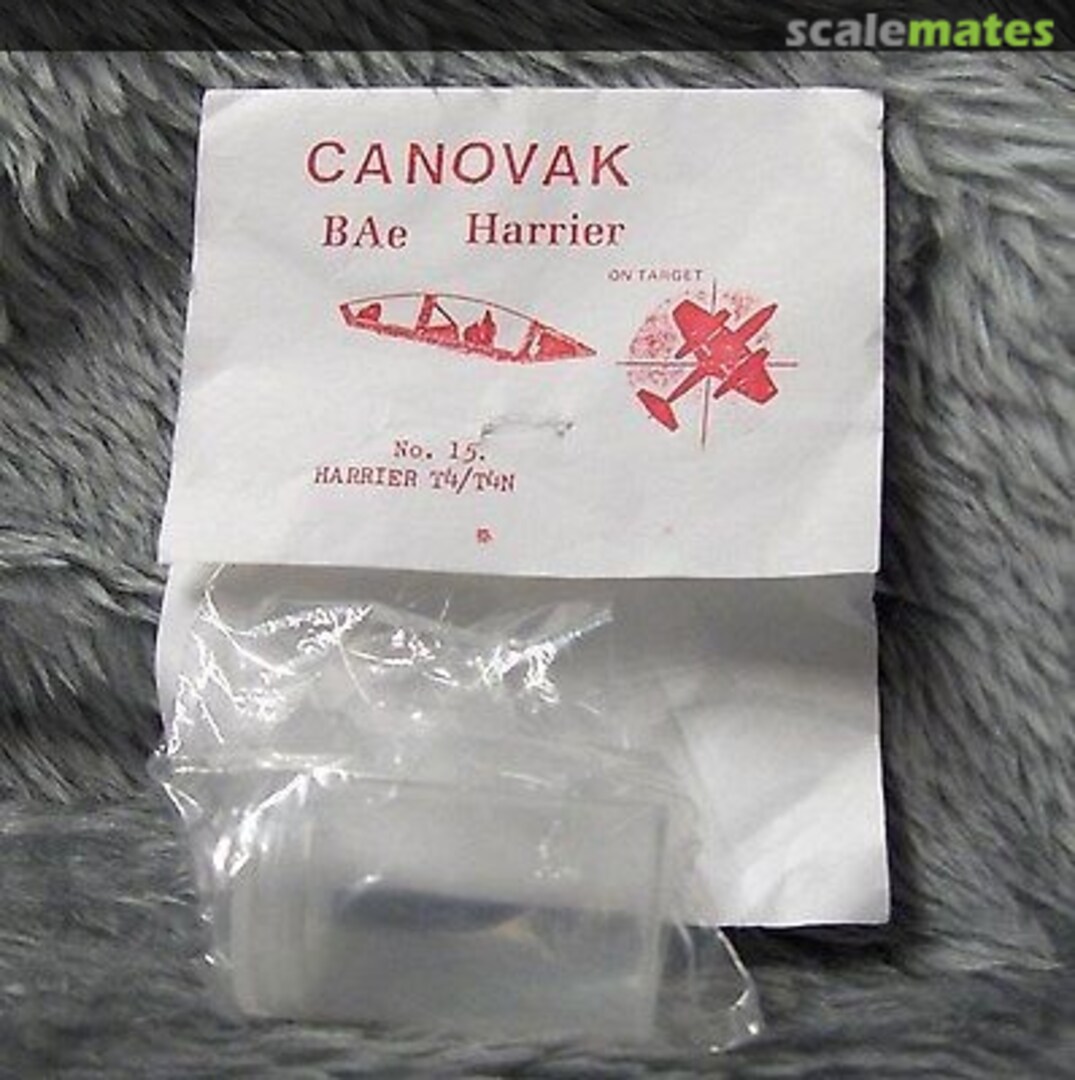 Boxart BAe Harrier T.4/T.4N canopy 15 CANOVAK Boxart BAe Harrier T.4/T.4N canopy 15 CANOVAK