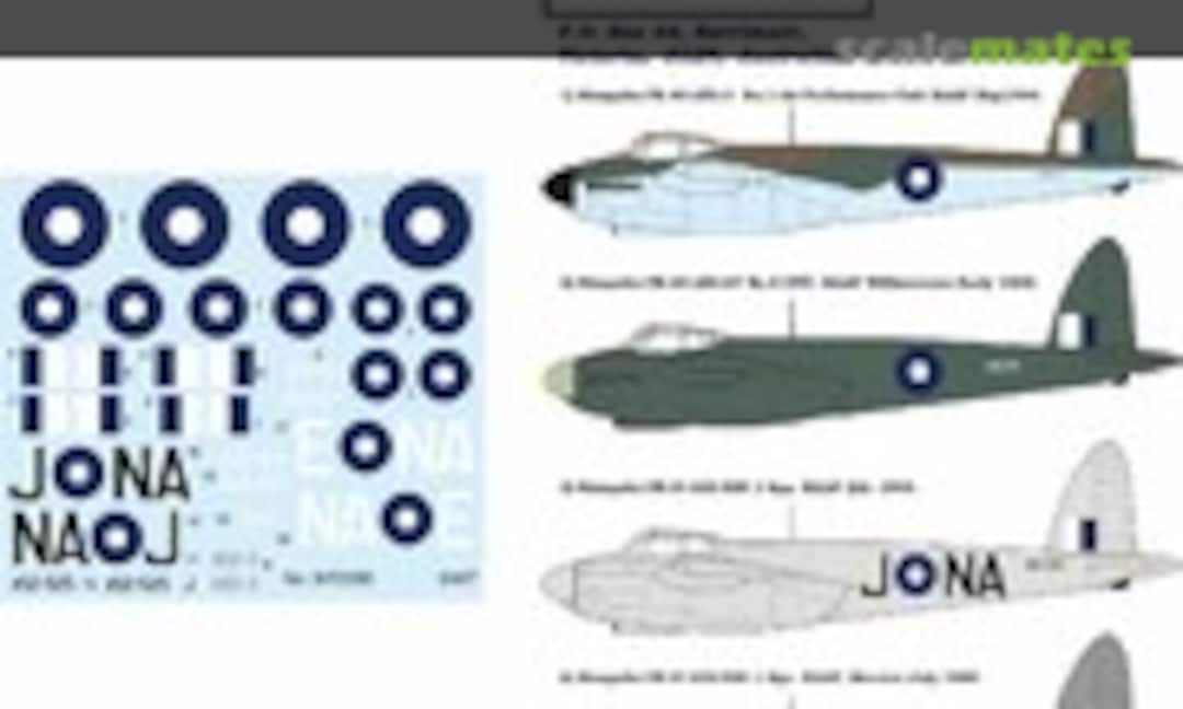 1:72 De Havilland Mosquito WWII - RAAF (Novascale N-72050) N-72050