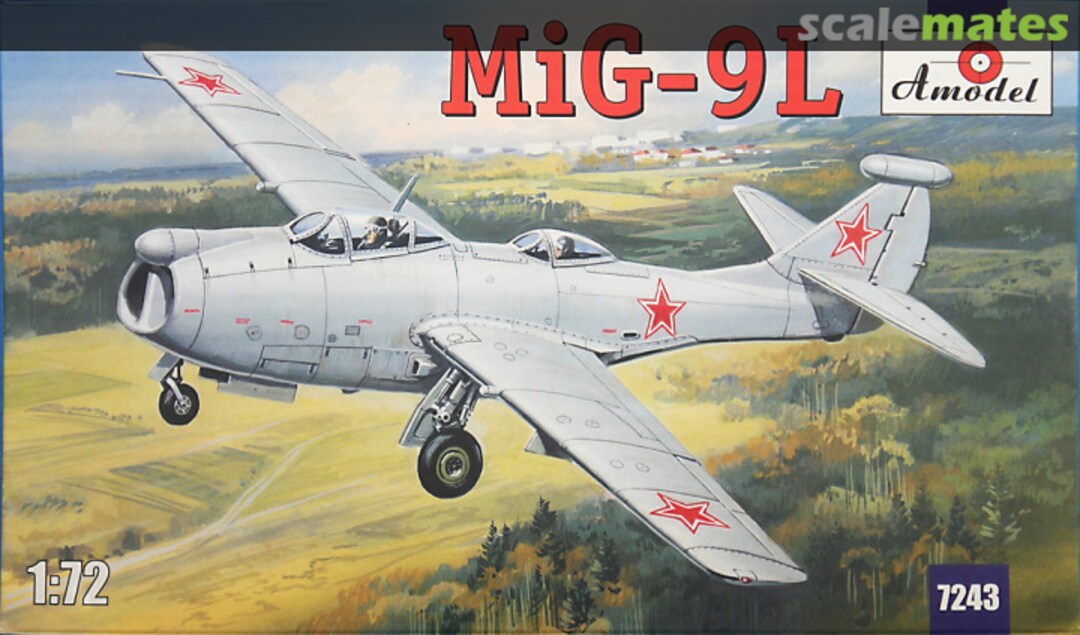 Boxart MiG-9L 7243 Amodel Boxart MiG-9L 7243 Amodel