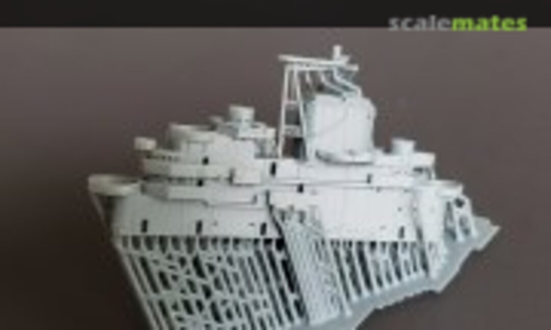 1:700 USS Hornet CV-12 Island, 1943-1945 "short bridge" (Model Monkey 700-CV12 1943) 700-CV12 1943