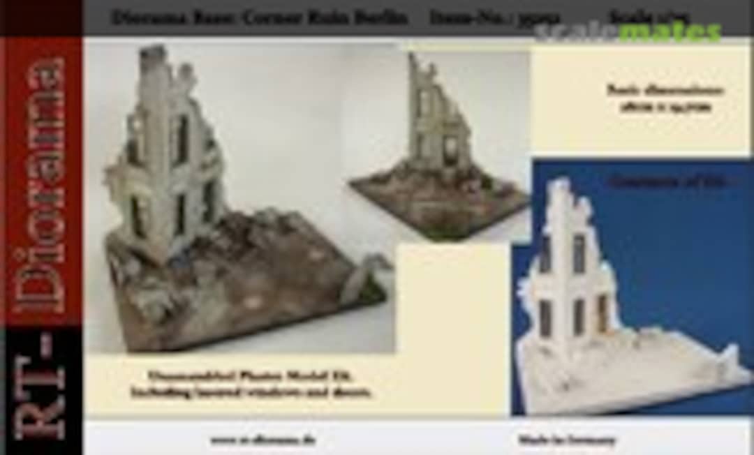 1:35 Diorama-Base: Corner Ruin Berlin (RT-Diorama 35252) 35252