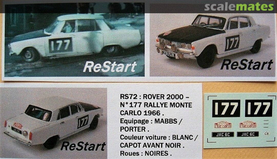Boxart Rover 2000 (JXC 6C) RS72 ReStart Boxart Rover 2000 (JXC 6C) RS72 ReStart