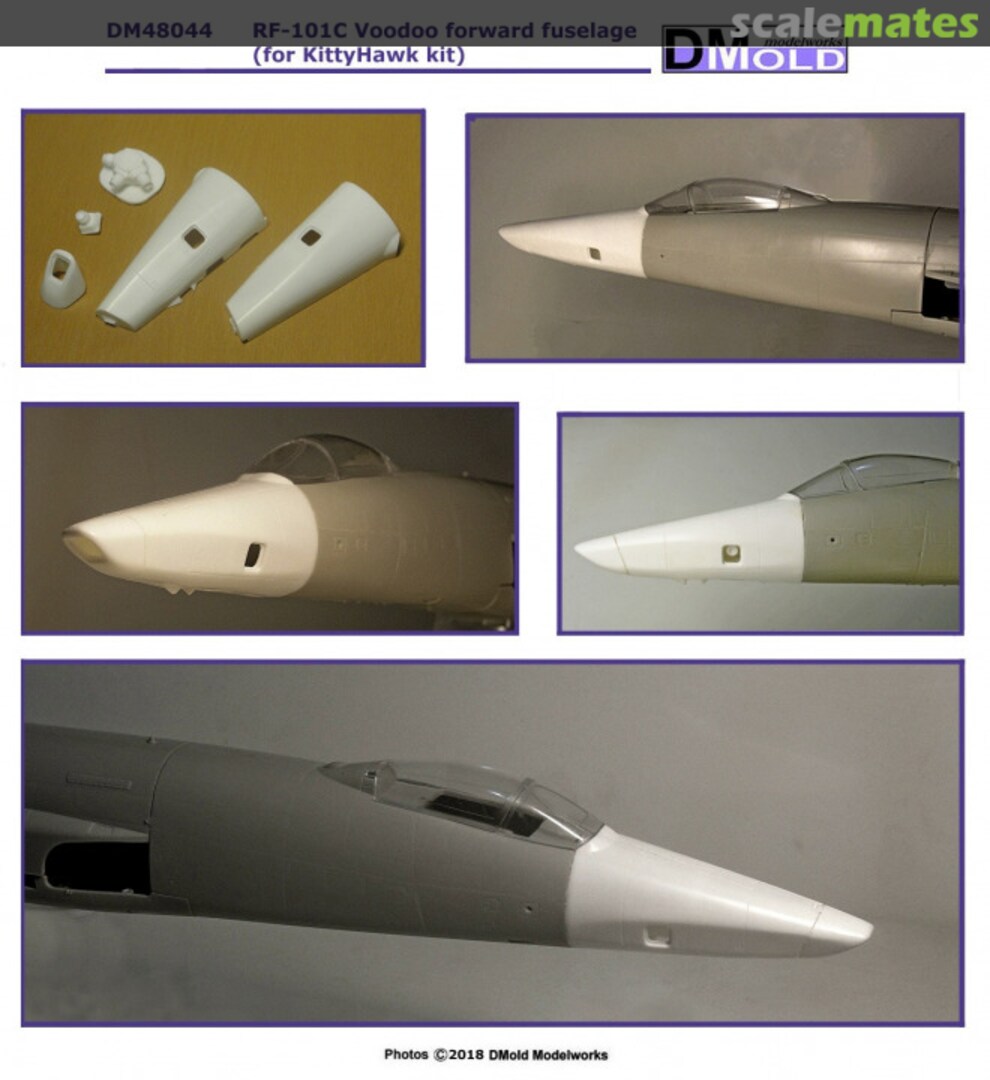 Boxart RF-101C Voodoo Forward Fuselage DM48044 DMold Modelworks