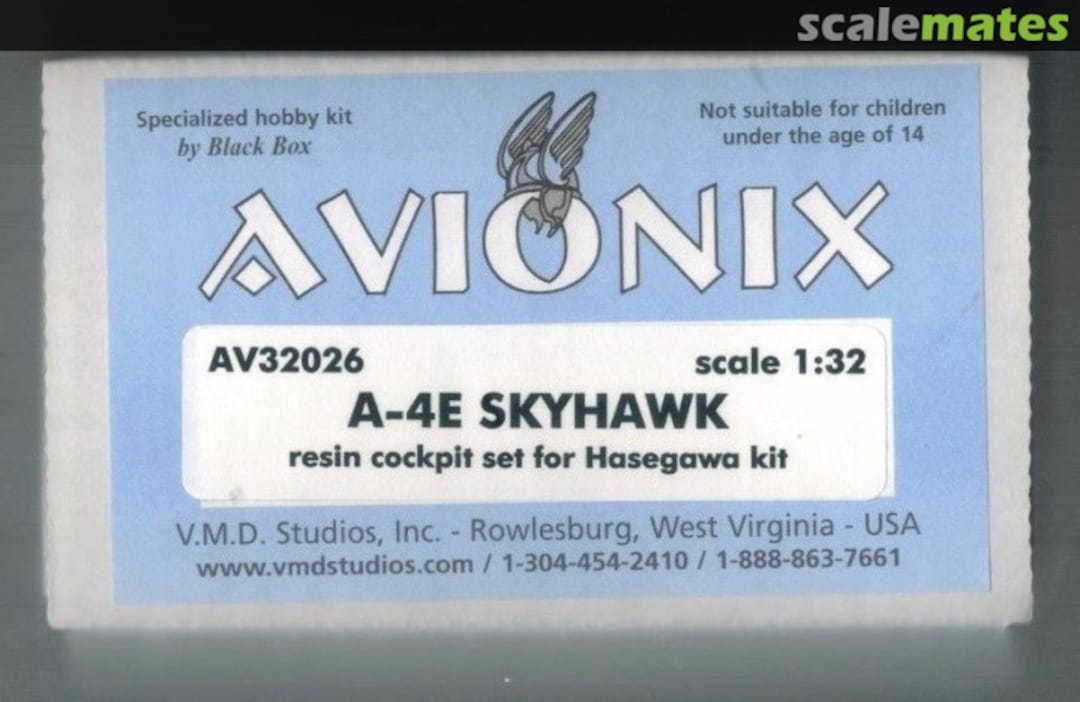 Boxart A-4E/F SKYHAWK COCKPIT SET AV32026 Avionix Boxart A-4E/F SKYHAWK COCKPIT SET AV32026 Avionix