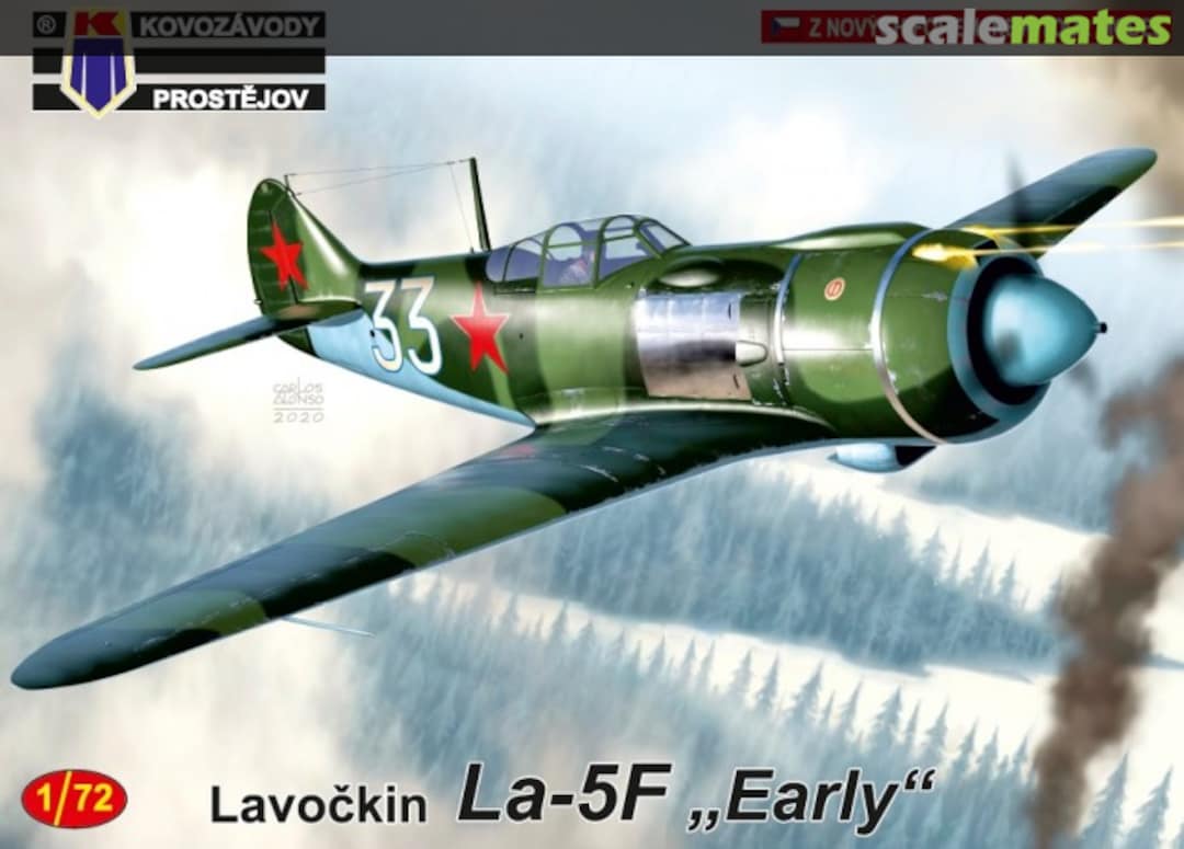 Boxart Lavočkin La-5F "Early" KPM0174 Kovozávody Prostějov Boxart Lavočkin La-5F "Early" KPM0174 Kovozávody Prostějov
