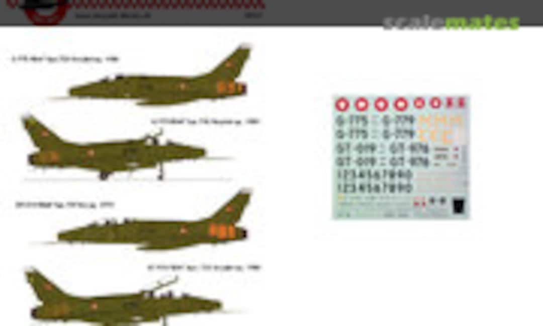1:48 North American F-100 Super Sabre (Stoppel Decals 048167) 048167