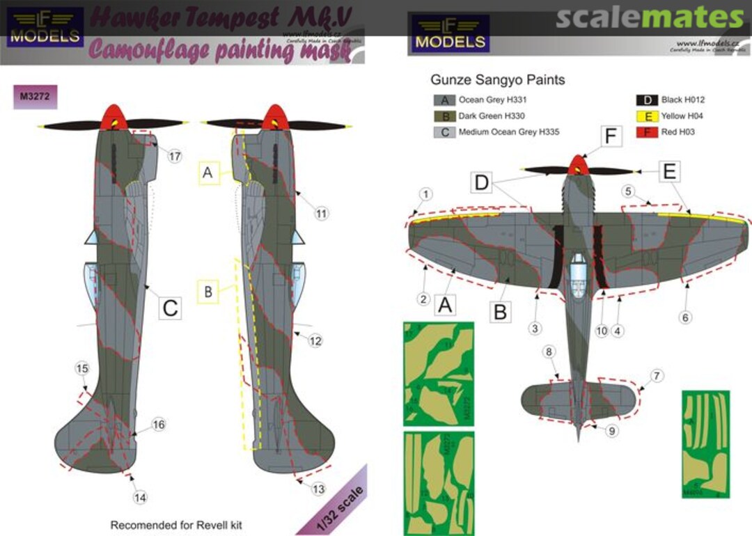 Boxart Hawker Tempest Mk.V M3272 LF Models Boxart Hawker Tempest Mk.V M3272 LF Models