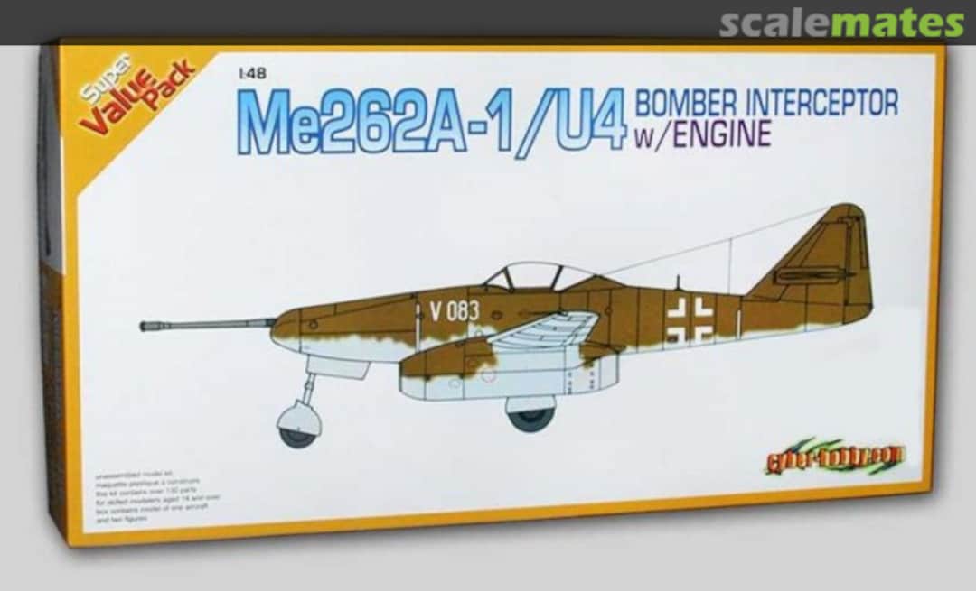 Boxart Me 262A-1/U4 Bomber Interceptor w/Engine 5567 Cyber Hobby Boxart Me 262A-1/U4 Bomber Interceptor w/Engine 5567 Cyber Hobby