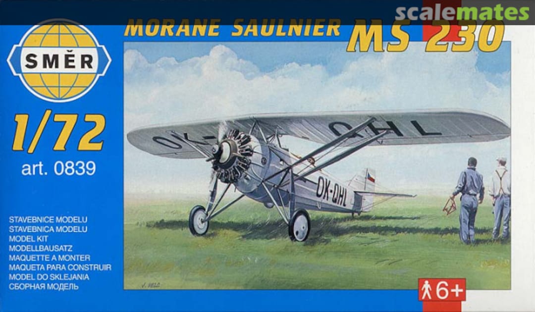 Boxart Morane Saulnier MS 230 0839 Směr Boxart Morane Saulnier MS 230 0839 Směr