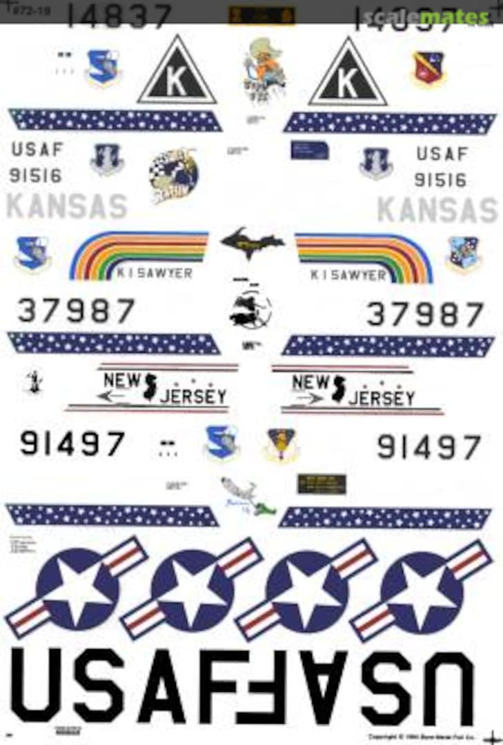 Boxart KC-135A & E Stratotankers 72-19 Experts-Choice Decal Boxart KC-135A & E Stratotankers 72-19 Experts-Choice Decal