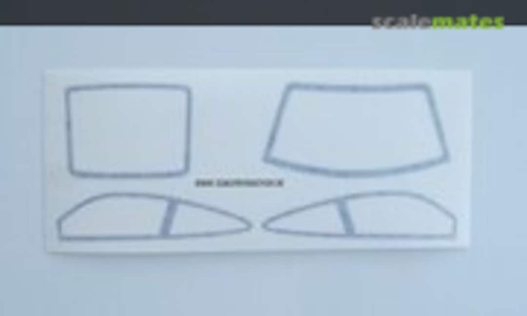 1:24 Pre-Painted Window Frame Porsche Carrera 997RSR (for Carrera) (Scale Production SP24-SR006) SP24-SR006