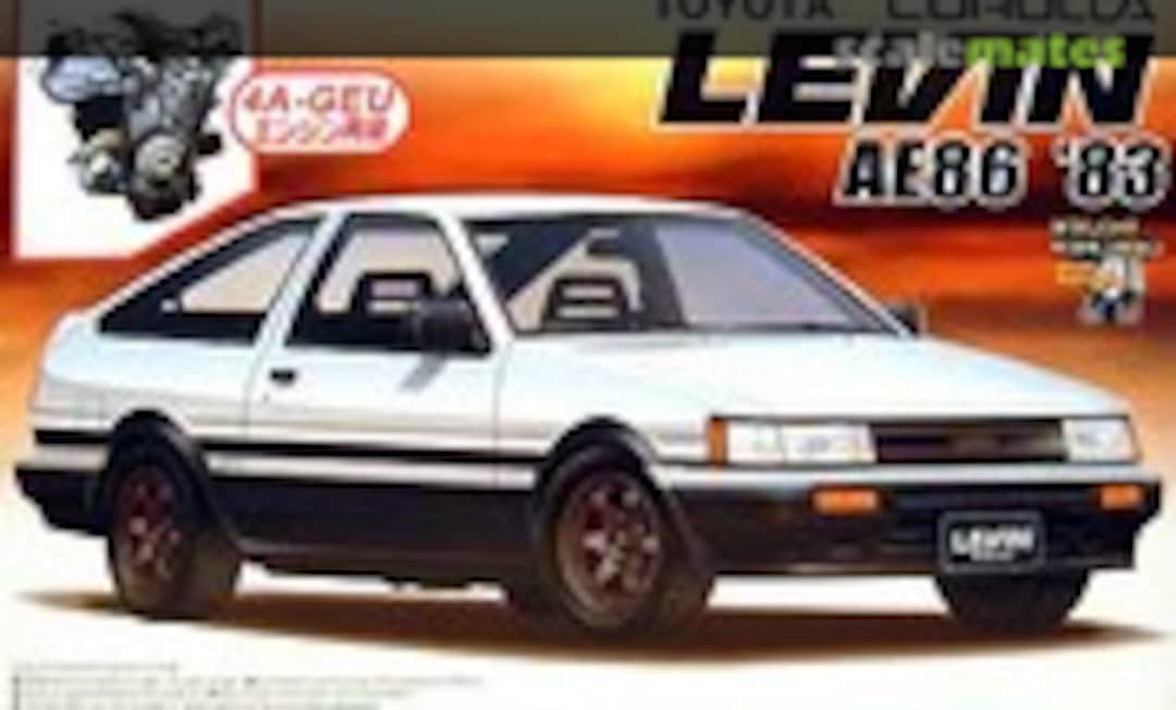 1:24 Toyota Corolla Levin AE86 '83 (Aoshima 038710)