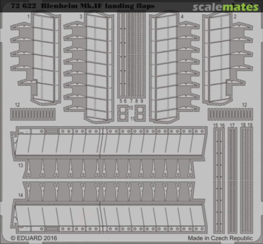 Boxart Blenheim Mk.IF landing flaps 72622 Eduard Boxart Blenheim Mk.IF landing flaps 72622 Eduard