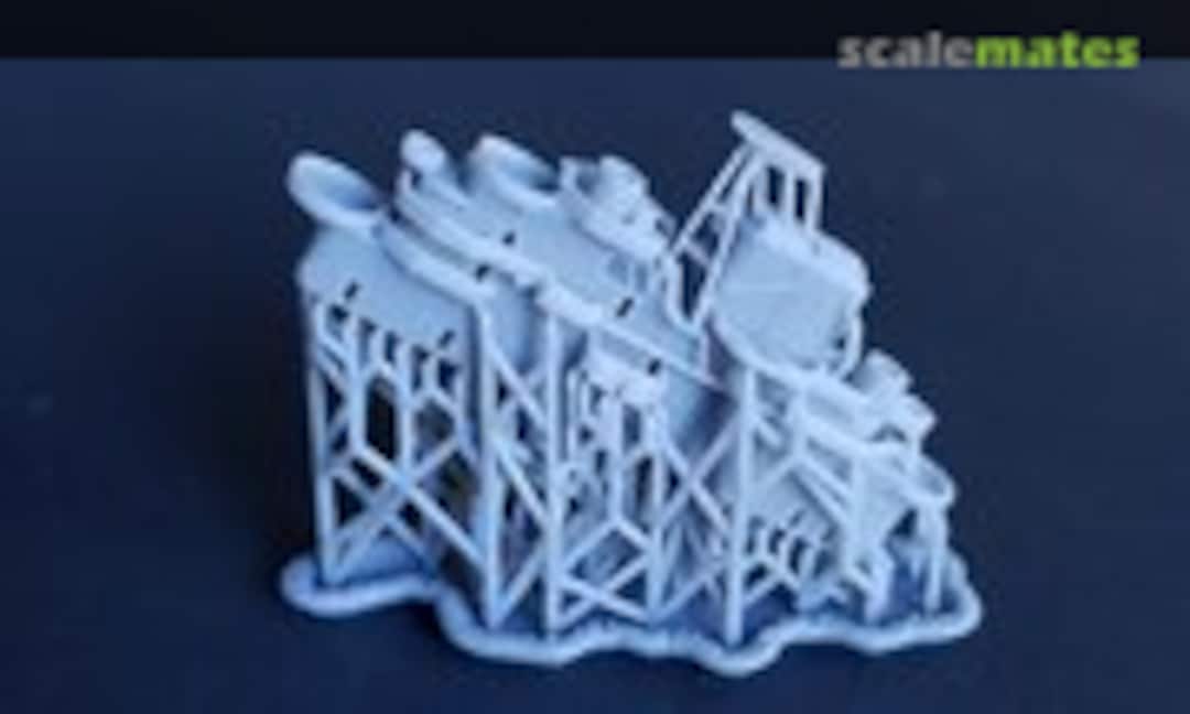 1:700 USS Lexington CV-16 Island, 1943 "short bridge" (Model Monkey 700-CV16 1943) 700-CV16 1943