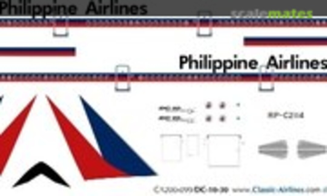 1:200 Philippine Air Lines DC10 (delivery) (Classic Airlines CA200-099) CA200-099