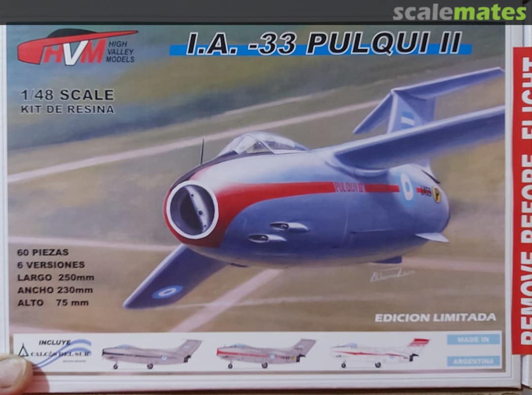 Boxart I.Ae. 33 Pulqui II 001 HVM Boxart I.Ae. 33 Pulqui II 001 HVM