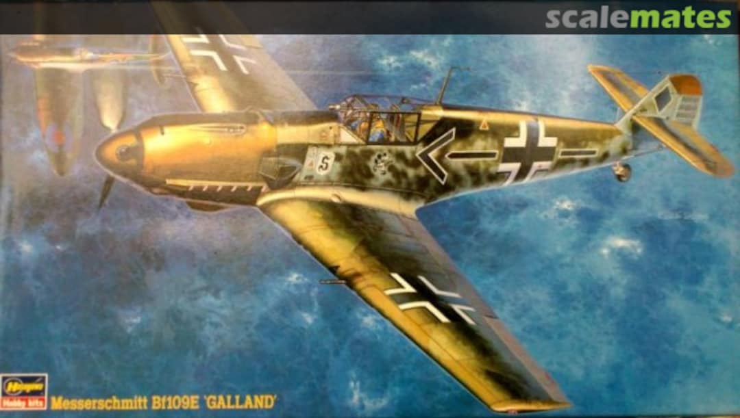 Boxart Messerschmitt Bf109E 'Galland' 09111 Hasegawa Boxart Messerschmitt Bf109E 'Galland' 09111 Hasegawa