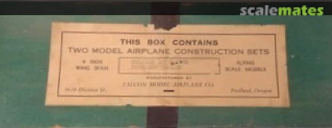 Boxart Curtiss Sparrowhawk Falcon Model Aeroplanes Boxart Curtiss Sparrowhawk Falcon Model Aeroplanes