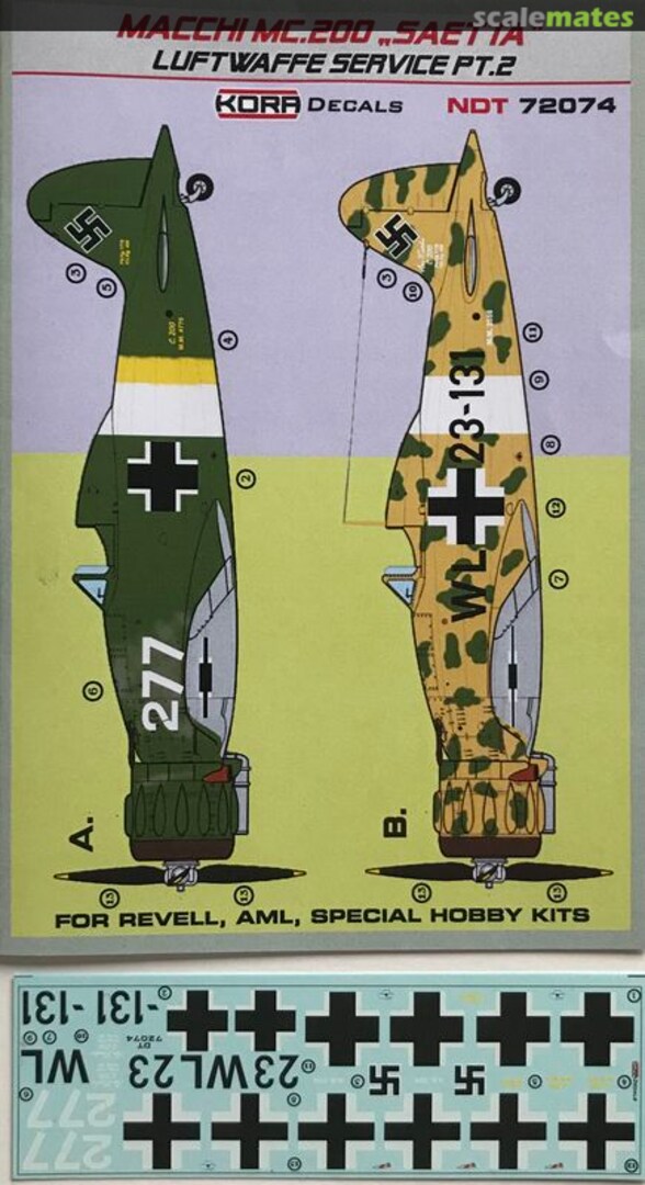 Boxart Macchi MC.200 "Saetta" NDT72074 Kora Models Boxart Macchi MC.200 "Saetta" NDT72074 Kora Models