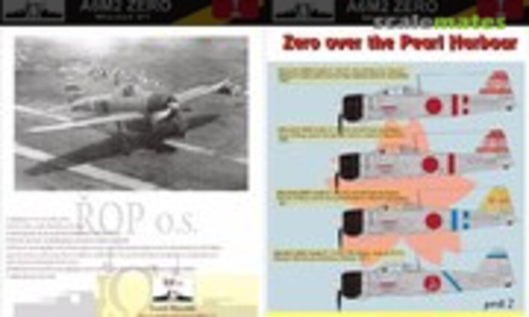 1:72 MITSUBISHI A6M2 ZERO MODEL 21 - ZERO OVER THE PEARL HARBOUR (ROP o.s. MNFDL72007) MNFDL72007