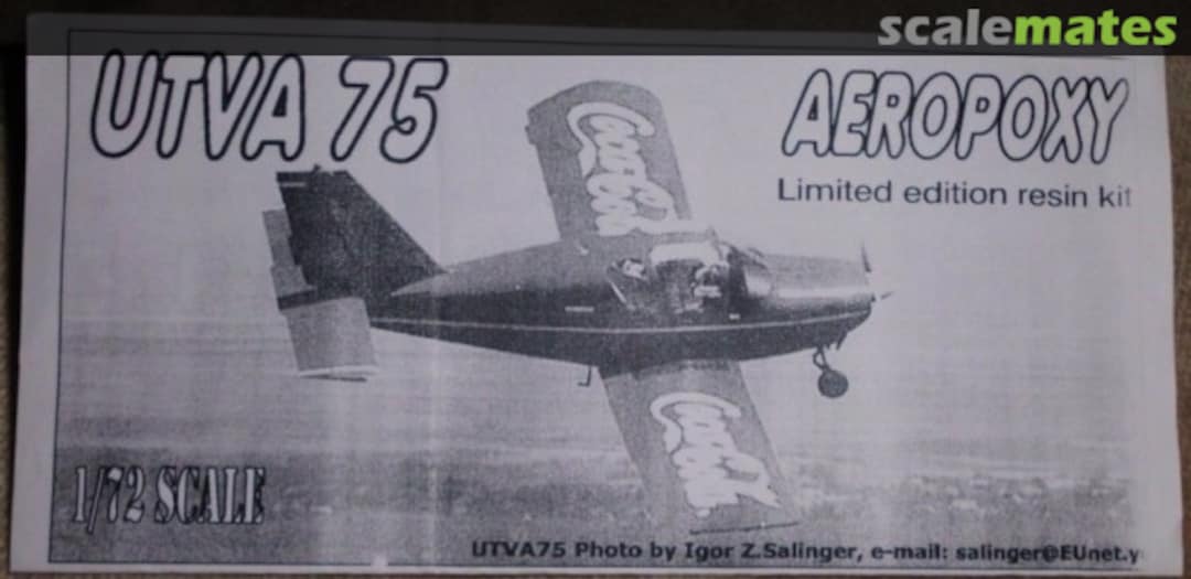 Boxart UTVA 75 trainer Aeropoxy Boxart UTVA 75 trainer Aeropoxy