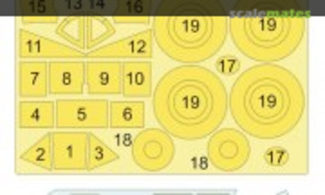 1:48 Ilyushin Il-10 / Avia B-33 Masks (for Special Hobby kits) (Omask 54006) 54006