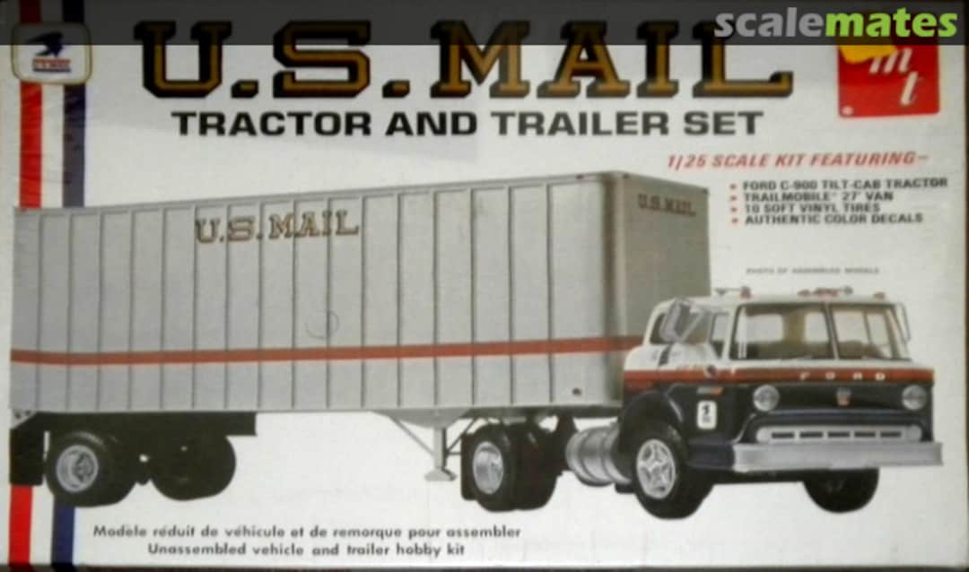 Boxart Tractor and Trailer Set T-549 AMT Boxart Tractor and Trailer Set T-549 AMT
