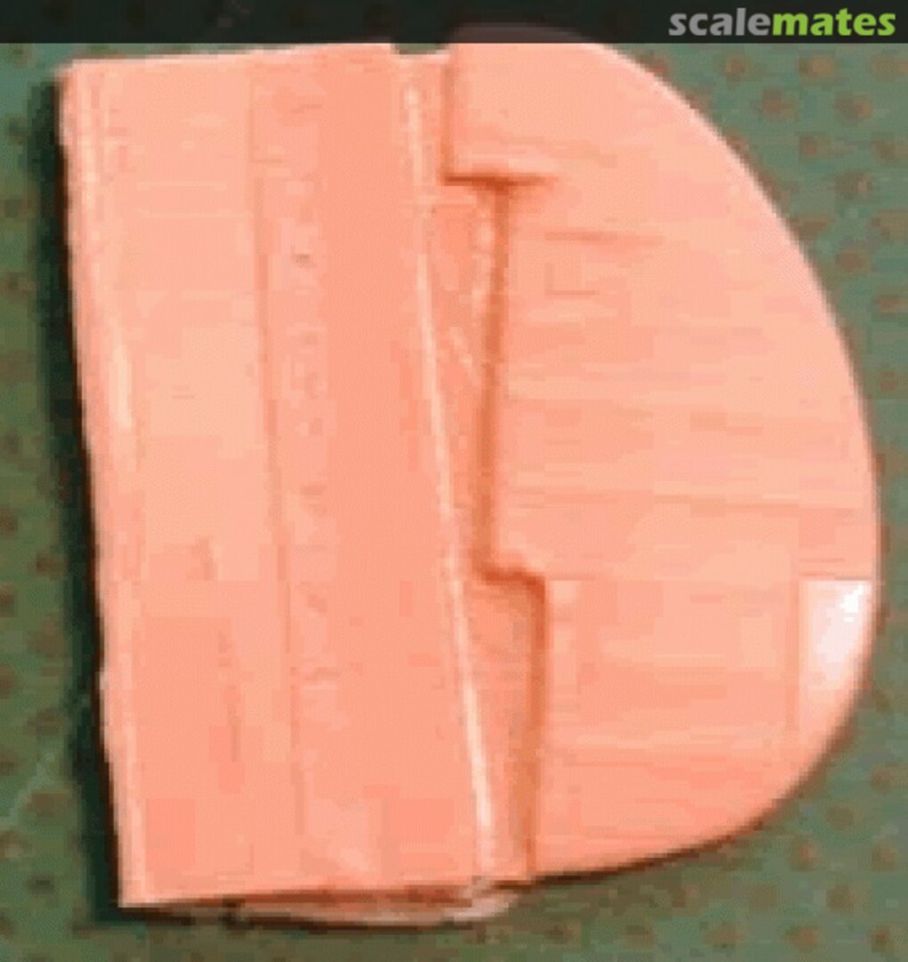 Boxart P-40 Rudder with Razor Sharp Trailing Edge - E, K, M, N RRR72109 Red Roo Models