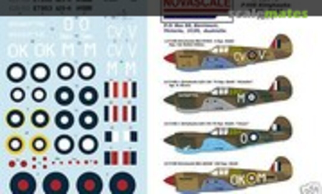 1:32 P-40E Kittyhawk WWII - RAAF - Part 1 (Novascale N-32041) N-32041