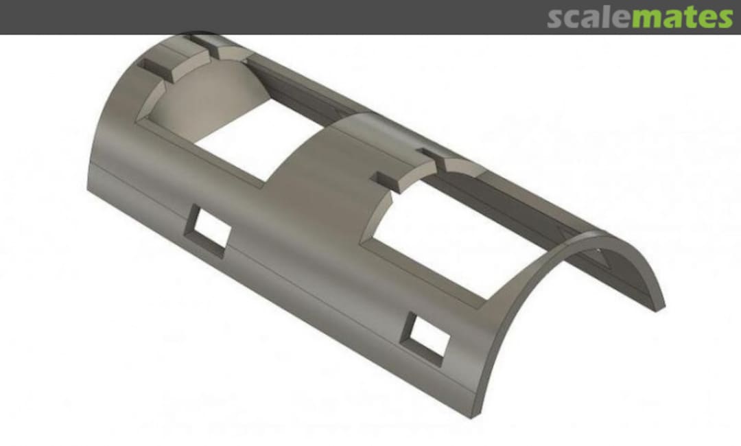 Boxart B-58 Hustler fuselage section 3D print for cockpit set 48094P SBS Model Boxart B-58 Hustler fuselage section 3D print for cockpit set 48094P SBS Model