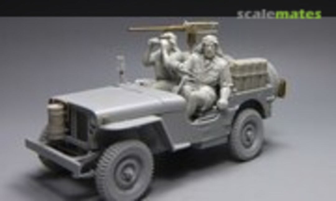1:35 Crew of the Jeep SAS. North Africa.1941-42 #4 (SOGA Miniatures 3570) 3570