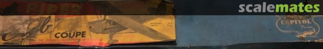 Boxart Piper Cub Coupe Capitol Models Boxart Piper Cub Coupe Capitol Models