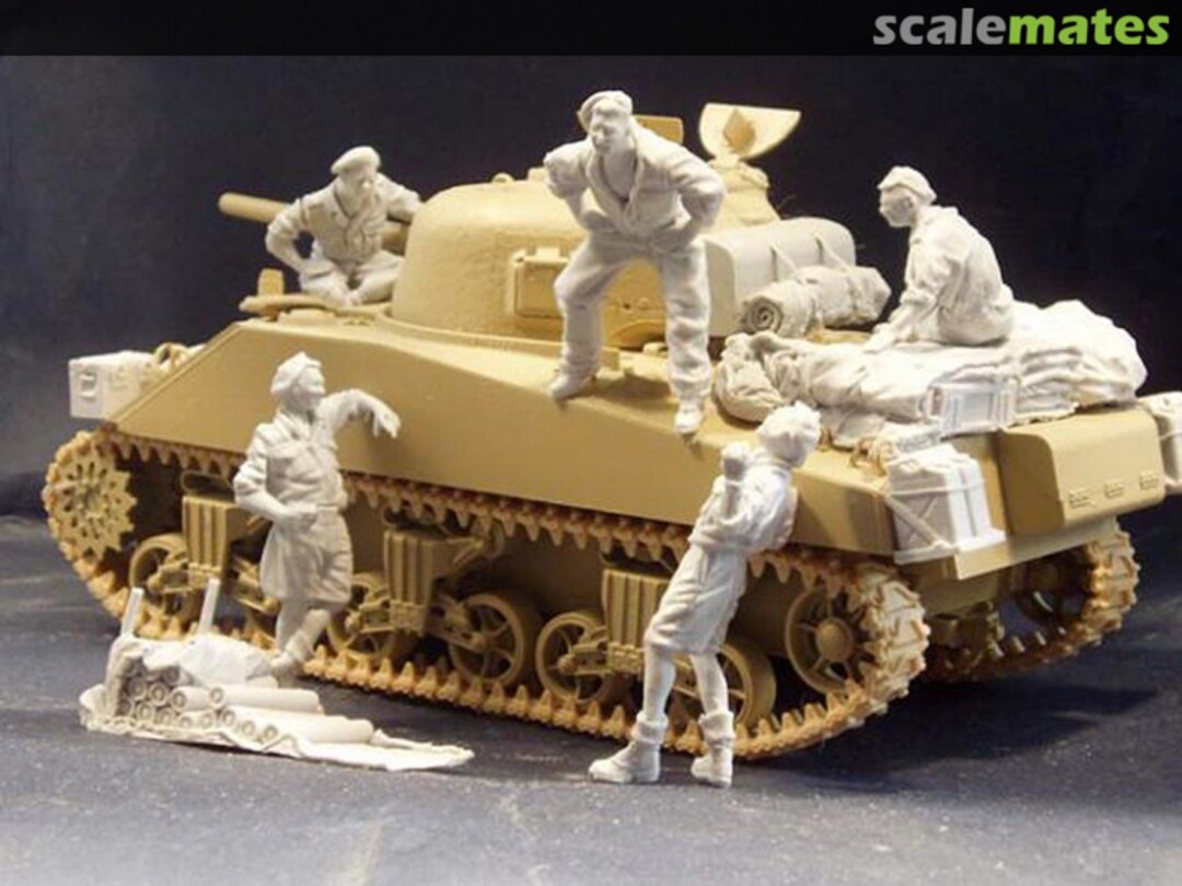 Boxart Kiwi Sherman crew, Italy 1944 35010 AC Models Boxart Kiwi Sherman crew, Italy 1944 35010 AC Models